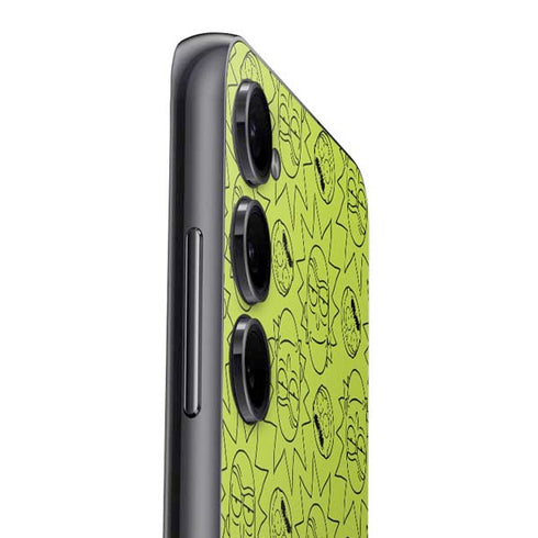 Adult Swim Rick and Morty Rick and Morty All Over Print Galaxy A14 5G Skin